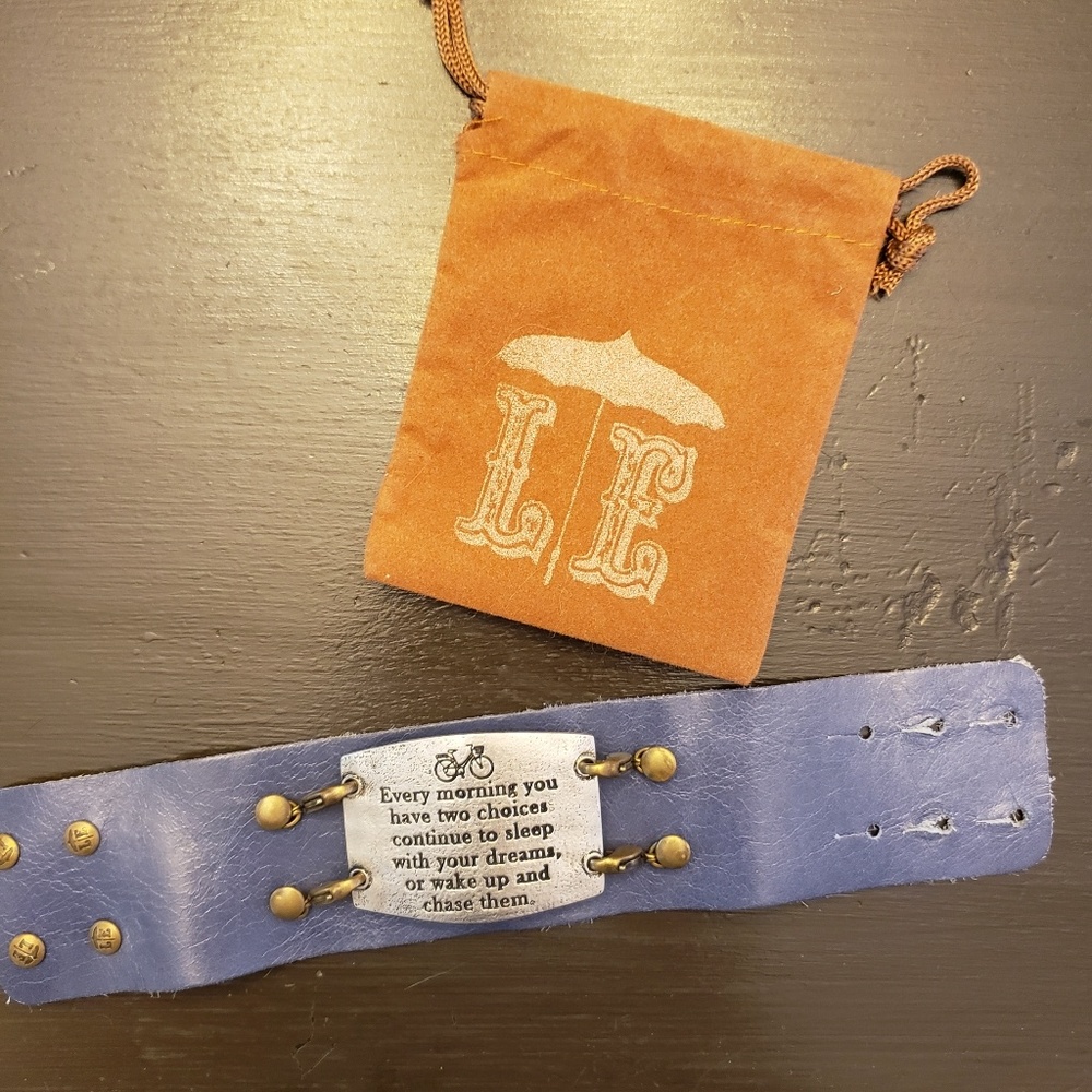 LENNY & EVA Leather Cuff inspiration bracelet